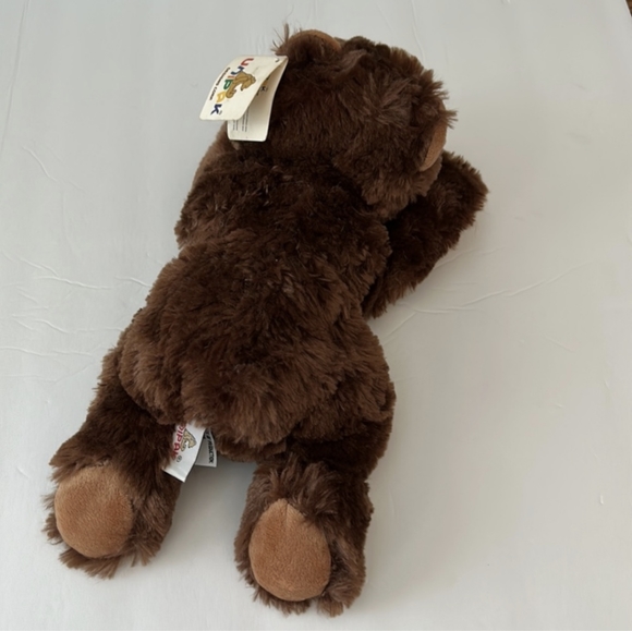 Brown Floppy Bear Unipak Flip Flop Brown Bear 12 in Plush NWT - Picture 8 of 10